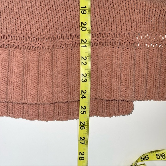 Aerie Camel Brown Chenille Knit Turtleneck Oversized Sweater Xsmall Women’s - Picture 10 of 12